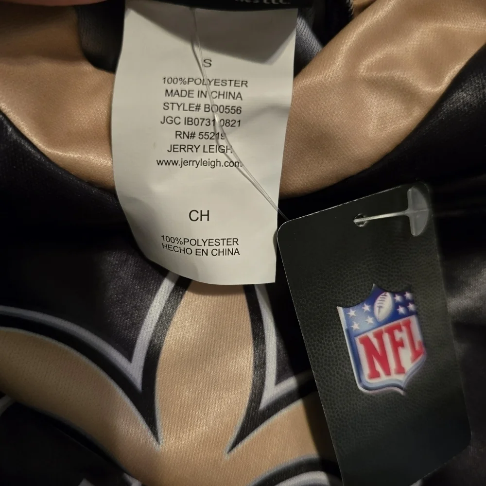 NWT | NFL New Orleans Saints Game Day Costume, Size Youth S